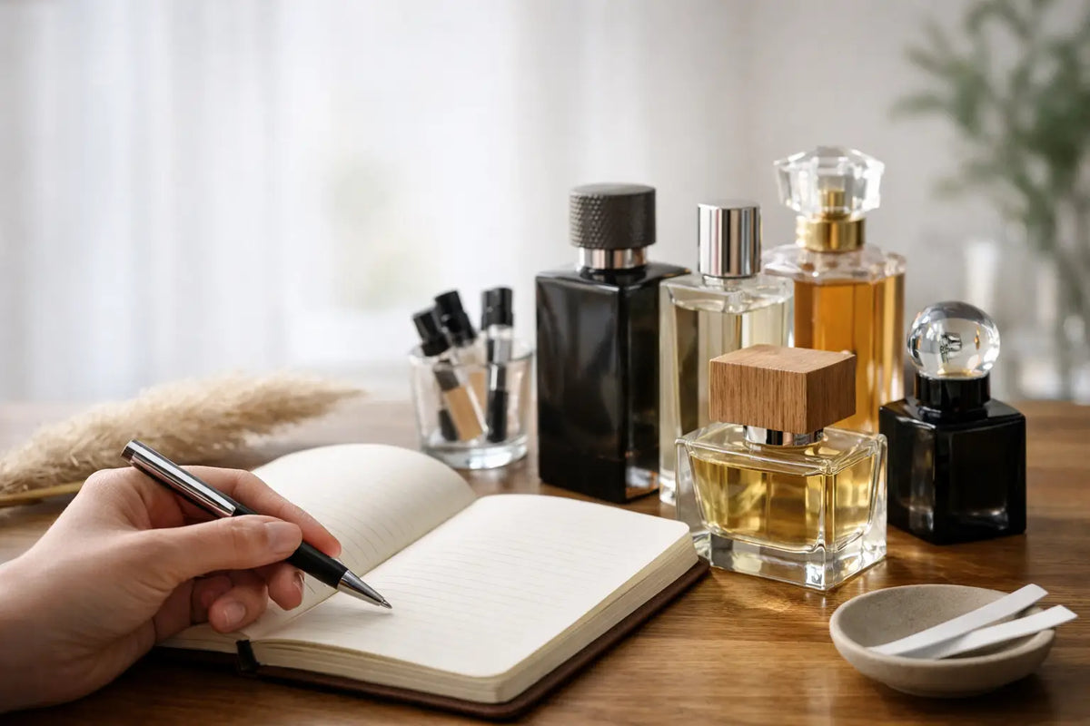 Ein Dufttagebuch für Parfums bewusst führen