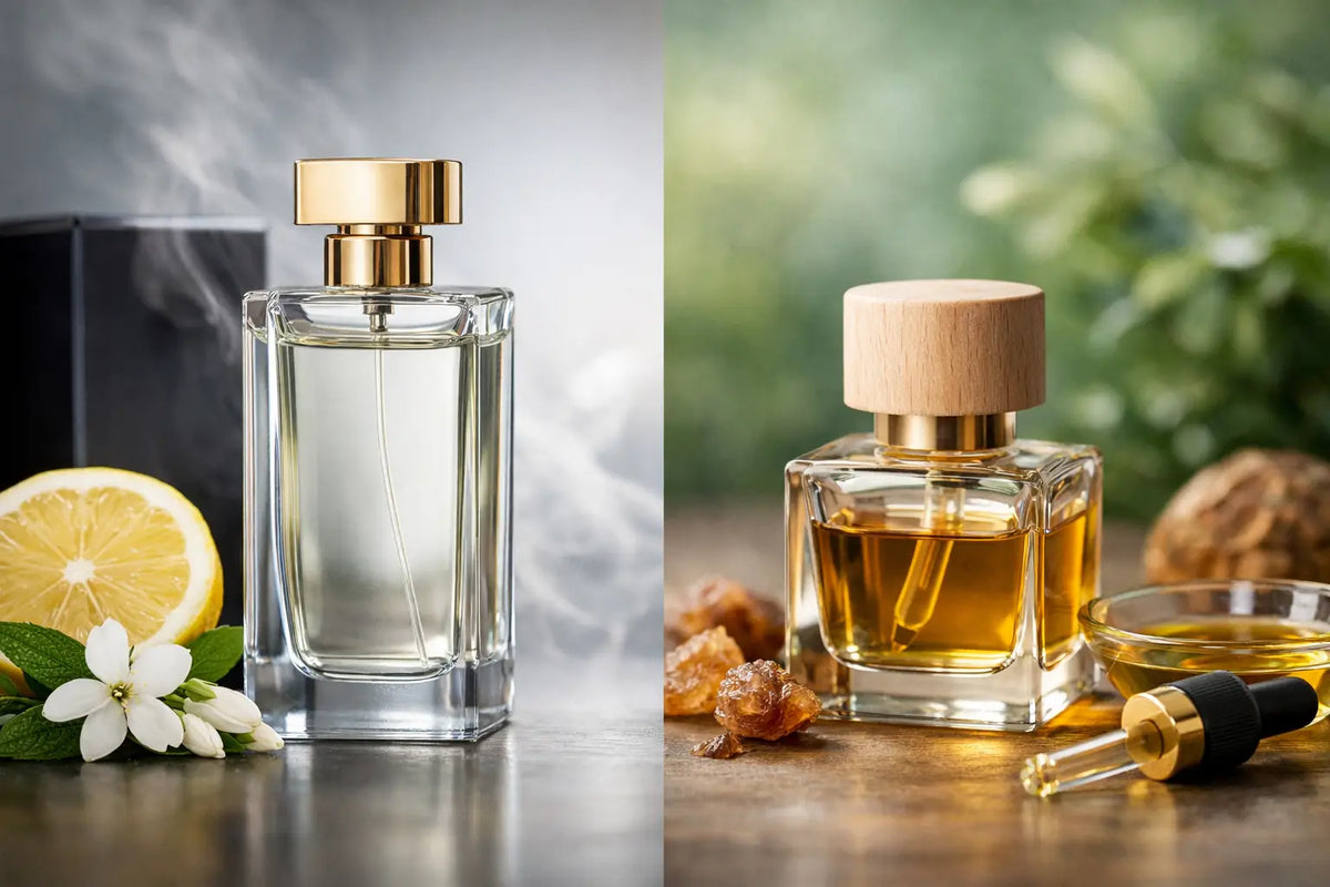 Alkoholisches oder ölbasiertes Parfum wählen