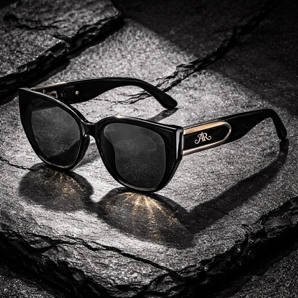 VELINA ATRUM - Cat-Eye-Sonnenbrille im Luxury Set