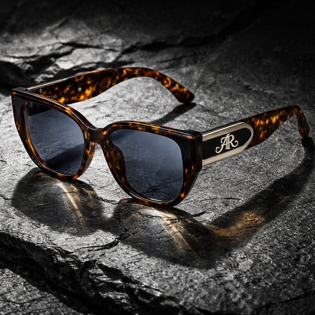 VELINA ELECTRUM - Cat-Eye-Sonnenbrille im Luxury Set