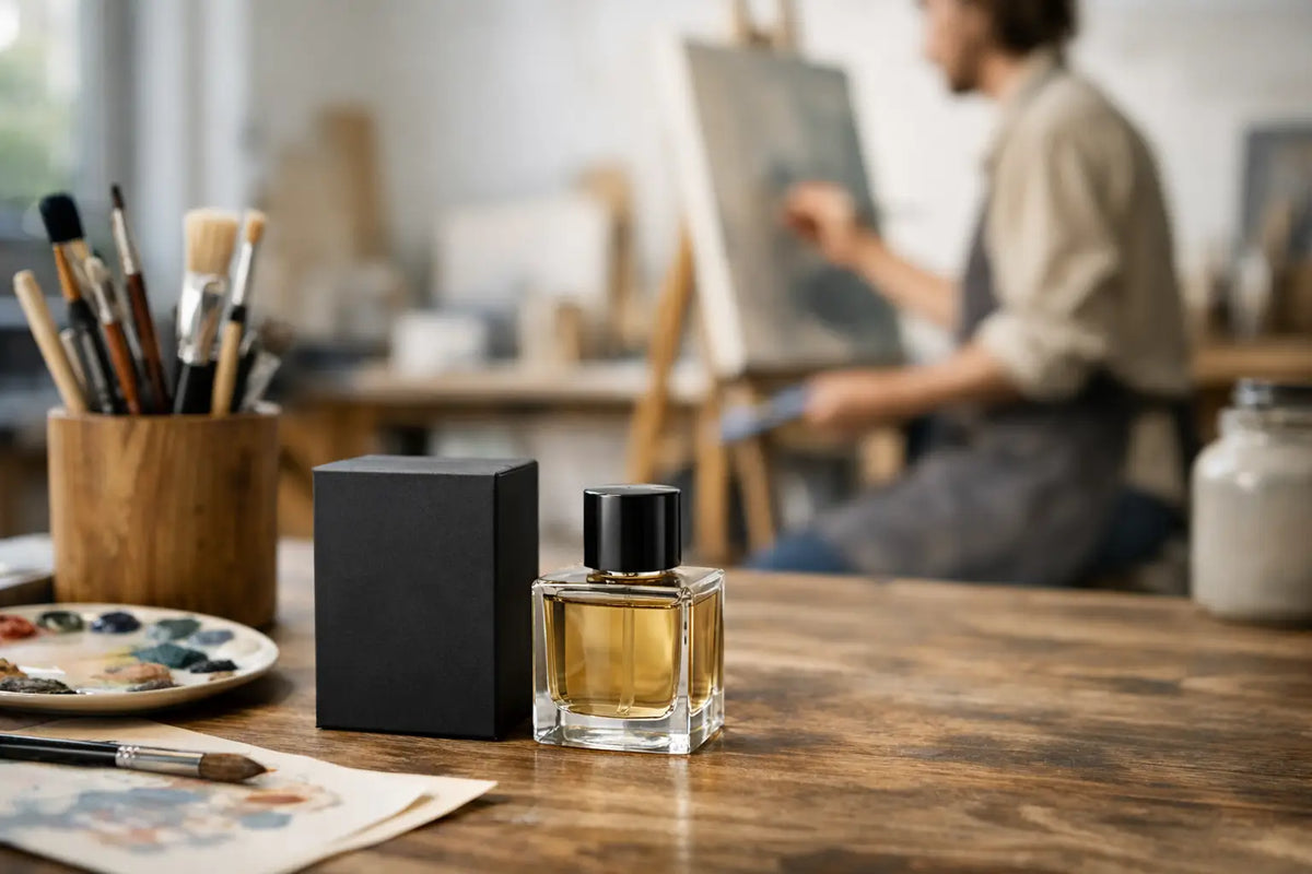 Duftbeispiel für kreative Berufe im Atelier