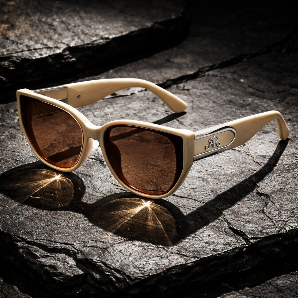 VELINA EBUR - Cat-Eye-Sonnenbrille im Luxury Set